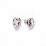 Серьги Moon Paris, Valentine, в форме сердца, с кристаллом, MVL-21.11-004 (хрустальный)