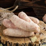 Колбаски для жарки, печеная грудинка