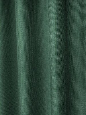 Комплект Штор (2шт по 200см) Лен Рогожка цвет Зеленый