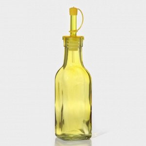 Бутыль стеклянная для соусов и масла Доляна «Галерея», 200 мл, h=19 см, цвет МИКС