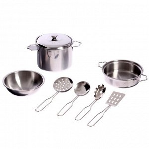 Набор металлической посуды «Поварёнок», 8 предметов