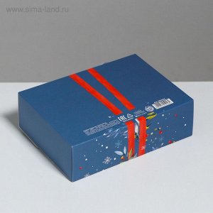 Складная коробка подарочная «Волшебного нового года», 16.5 ? 12.5 ? 5 см
