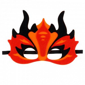 Карнавальный набор «Чёрный дракон», плащ и маска