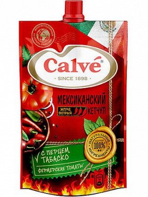 "Calve" Кетчуп "Мексиканский" с перцем табаско 350 г