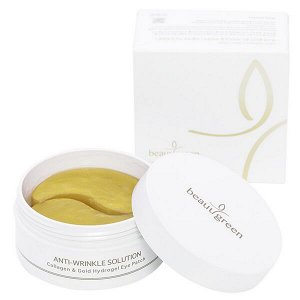 Гидрогелевые патчи с золотом и коллагеном BeauuGreen Collagen&Gold Hydrogel Eye Patch, 60шт