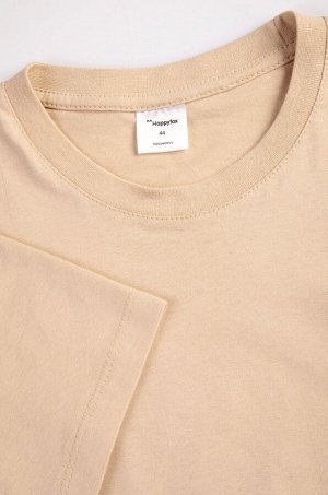 Базовая хлопковая футболка унисекс Happyfox