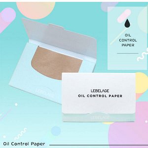 Матирующие салфетки для лица LebelAge Oil Control Paper, 50шт