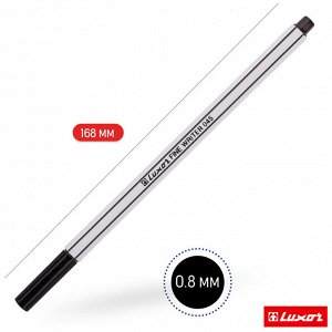 Ручка капиллярная Luxor &quot;&quot;Fine Writer 045&quot;&quot; черная, 0,8мм