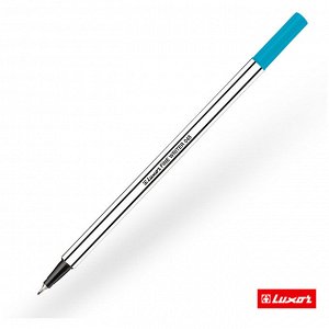 Ручка капиллярная Luxor ""Fine Writer 045"" голубая, 0,8мм