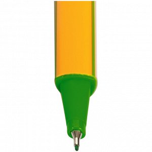 Ручка капиллярная Berlingo ""Rapido"" зеленая, 0,4мм, трехгранная