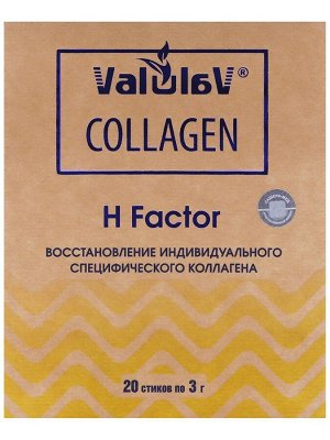 "Коллаген H Factor". Морской коллаген I, III типа, гиалуроновая  к-та, стик 3 гр