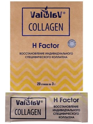 "Коллаген H Factor". Морской коллаген I, III типа, гиалуроновая  к-та, стик 3 гр