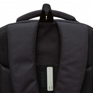 RU-432-4 Рюкзак молодежный GRIZZLY с карманом для ноутбука 15", анатомической спинкой, для мальчика, мужской