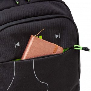 RU-432-4 Рюкзак молодежный GRIZZLY с карманом для ноутбука 15", анатомической спинкой, для мальчика, мужской