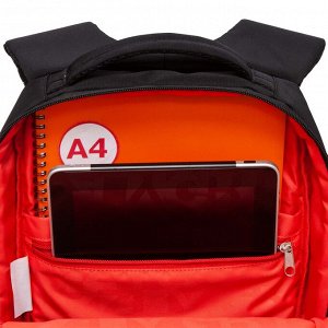 Рюкзак молодежный GRIZZLY с карманом для ноутбука 13", анатомической спинкой, для мальчика
