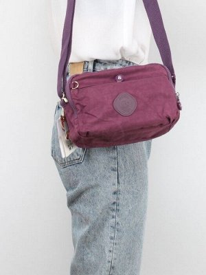 Сумка женская текстиль BoBo-9923-5,  3отд,  плечевой ремень,  фиолетовый 258160