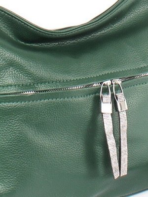 Сумка женская искусственная кожа RSR-7223,  1отд+карм/перег,  плеч/ремень,  зеленый 258033