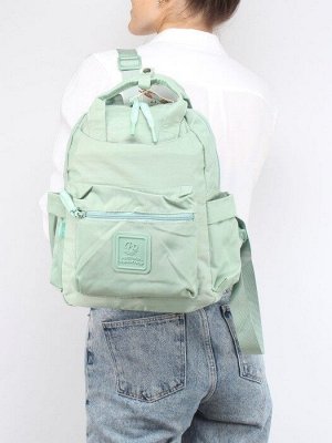 Рюкзак жен текстиль BoBo-3201  (сумка-change),  1отд. 5внеш,  5внут/карм,  мята 258169