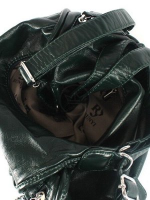 Сумка женская искусственная кожа Guecca-RY 803  (рюкзак-change),  1отд+карм/перег,  зеленый 258255