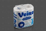 Бумага туалетная &quot;Veiro&quot; Домашняя БЕЛАЯ 2-сл. (4 рул.) арт. 1С24
