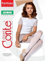 Jasmine  Колготки детские,полиамидные, 20 ден, рисунок &quot;ромашки&quot;(Conte)/11/