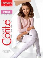 Paola Колготки детские (Conte)/ микрофибра 50ден, в горошек