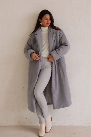 Пальто-одеяло Premium Аlpolux светло-серое (остаток: -)