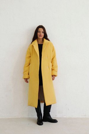 Пальто-одеяло Premium Аlpolux в цвете Primrose Yellow