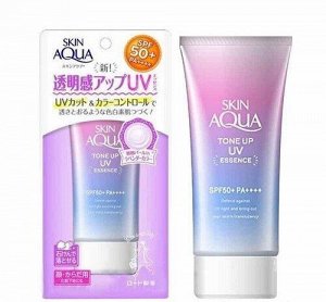 Солнцезащитная эссенция с цветокоррекцией кожи ROHTO Lavander SkinAqua Tone