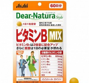 Витамины группы В Mix на 60 дней Asahi Dear Natura