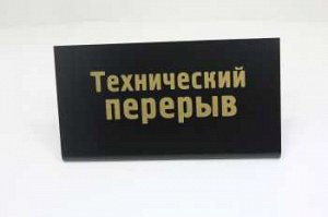 Табличка на стол Технический перерыв 15*8*3,5см пластик