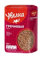 Увелка Крупа Гречневая ядрица быстроразвар. Экстра 800г