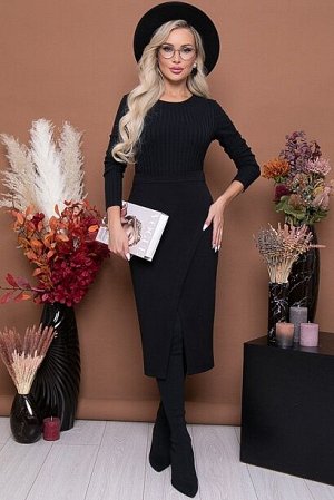 Юбка 2630 Юбка из трикотажного полотна с имитацией запаха.По талии притачной пояс с вставками из резины,в среднем шве спинки застежка молния.
30% вискоза,65% п/э,5% лайкра