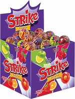 Карамель на палочке Strike с жевательной конфетой, 11,3 г