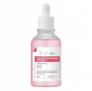 Deoproce Розовая ампула для повышения уровня коллагена Pink Collagen Boosting Ampoule