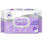 Влажные полотенца Salfeti Universal, 60шт, размер салфетки 30*17см