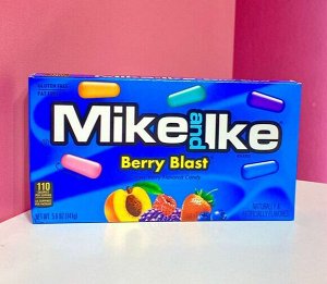 Жевательные Конфеты Mike&Ike Berry Blast со вкусом лесных ягод 141 гр