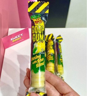 Жевательная резинка с супер кислым центром со вкусом лимона Toxic Waste Goop Gum Токсик Вест 43,5 гр