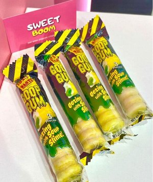 Жевательная резинка с супер кислым центром со вкусом лимона Toxic Waste Goop Gum Токсик Вест 43,5 гр