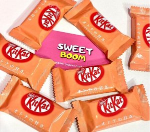 Японский Kit Kat Mini Кит Кат Мини со вкусом клубники /  Kit Kat Mini Strawberry / КитКат клубника / KitKat 18 гр Японские сладости