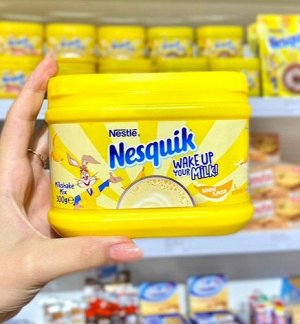 Быстрорастворимый какао напиток со вкусом банана Nesquik Nestle / Несквик от Нестле 300 гр