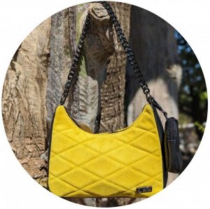 Сумка с цепочкой AB.Z · Pelle · 21-19 (370) AMARILLO