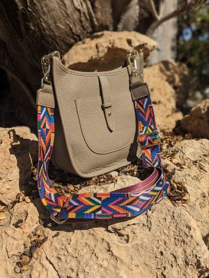 Сумка с цепочкой Ab.Zapatos PELLE Helena CB (530) ТАУПЕ