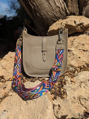 Сумка с цепочкой Ab.Zapatos PELLE Helena CB (530) ТАУПЕ