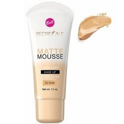 Bell Secretale Matte Mousse - Крем-мусс тональный матирующий, тон 01, 30 мл