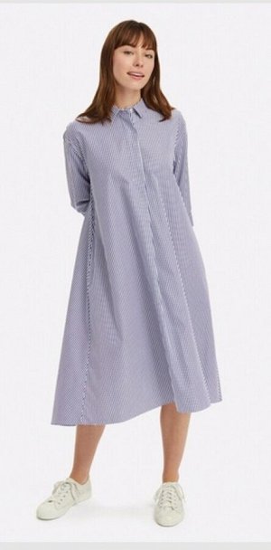 Платье-рубашка от Юникло/Uniqlo, 100% хлопок