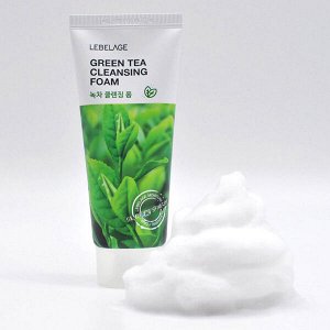 Пенка для умывания с экстрактом зеленого чая LebelАge Green Tea Cleansing Foam, 100мл