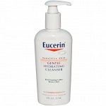Eucerin, Мягкое увлажняющее очищающее средство, без запаха, 8 жидких унций (237 мл)