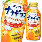 Напиток сокосодержащий SANGARIA NataDeCoco Mango&amp;Orange манго и апельсин с мякотью, ж/бут 380г, 1/24