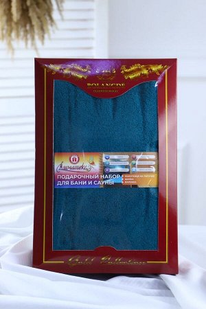 Полотенце САУНА махровое мужское подарочная упаковка